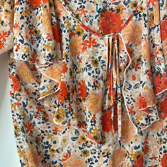 Free People Floral Top - Picture 6 of 7